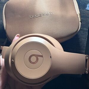 Beats by Dre Over-Ear Headphones in Tan